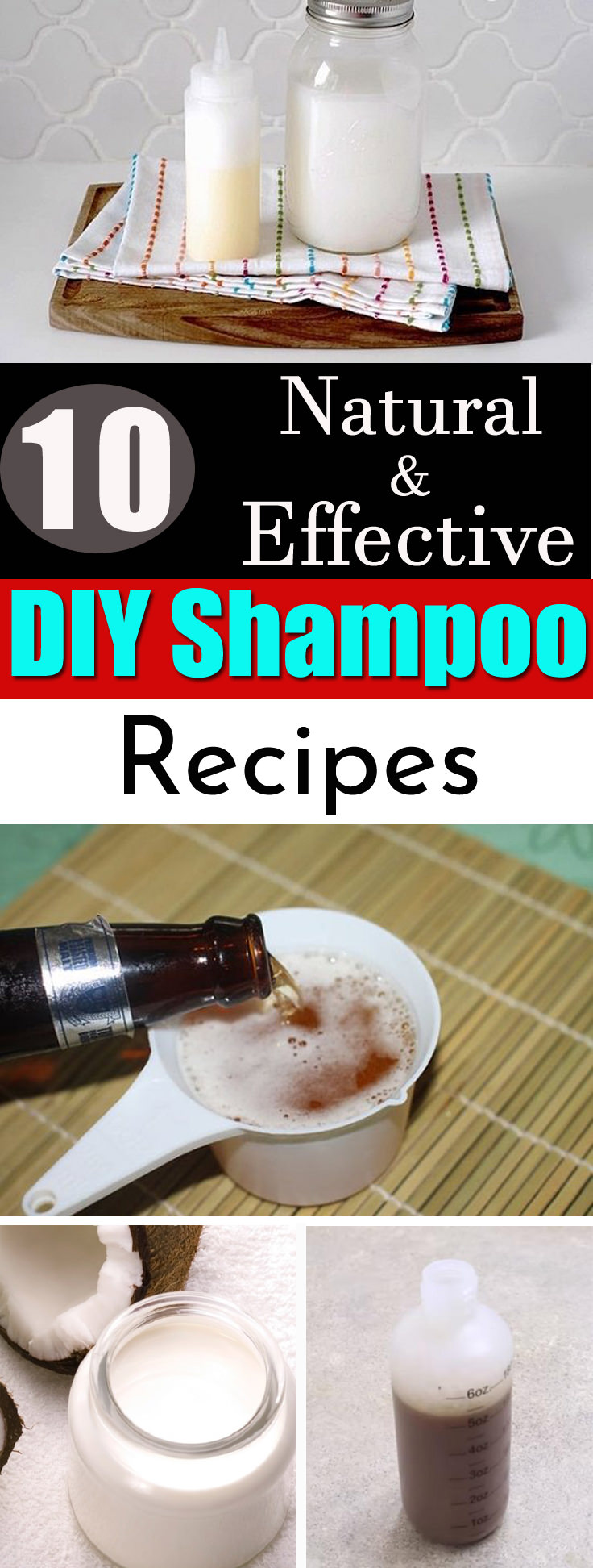 10 DIY Organic Homemade Shampoo Recipes ⋆ Bright Stuffs