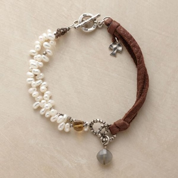 Bead & Leather Bracelet