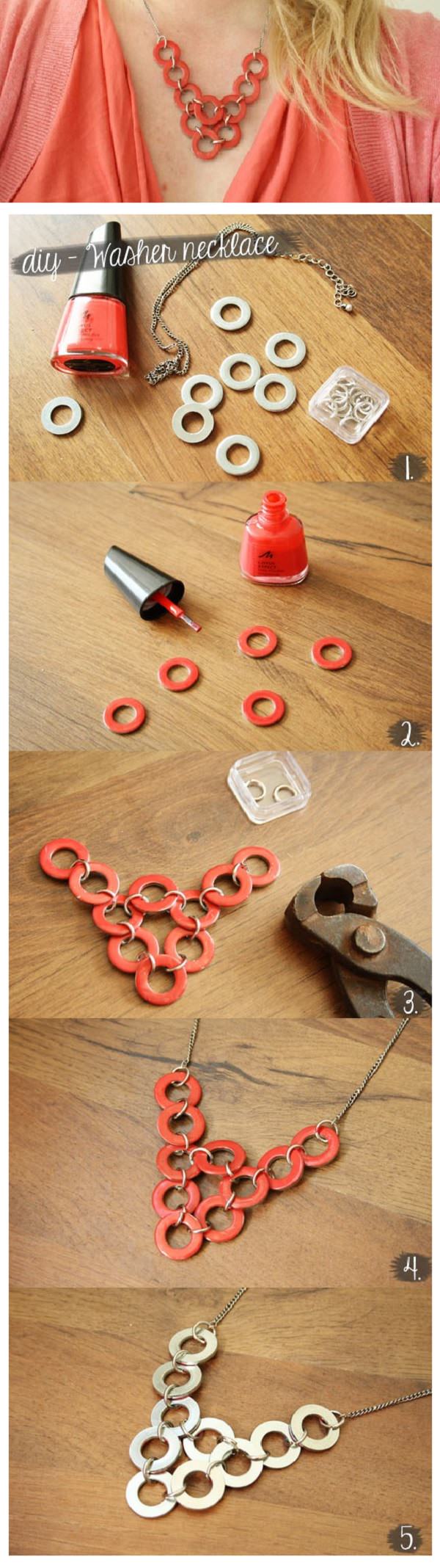 DIY Washer Necklace