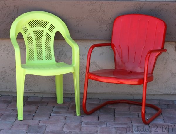 Vintage Patio Chair Makeover