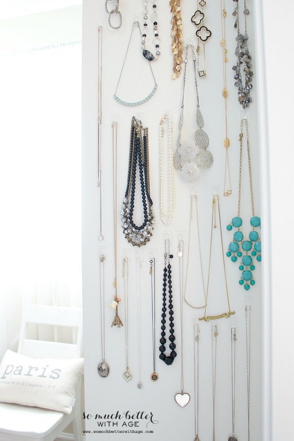 11. Easy Necklace Organization