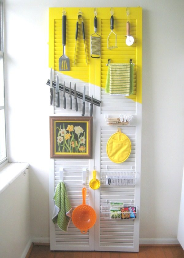 23. Kitchen Door Organizer