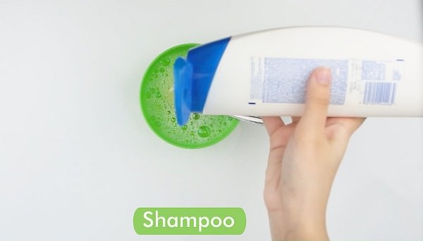 26. Diluted shampoo can make bubbles