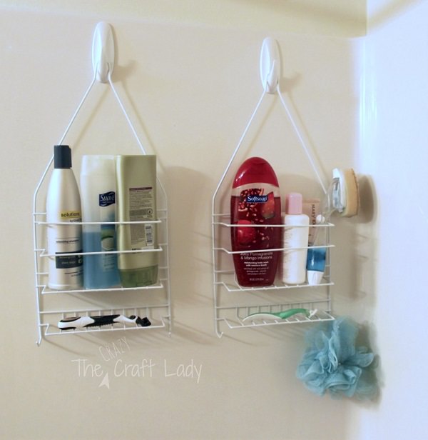 39. Dual Shower Caddies