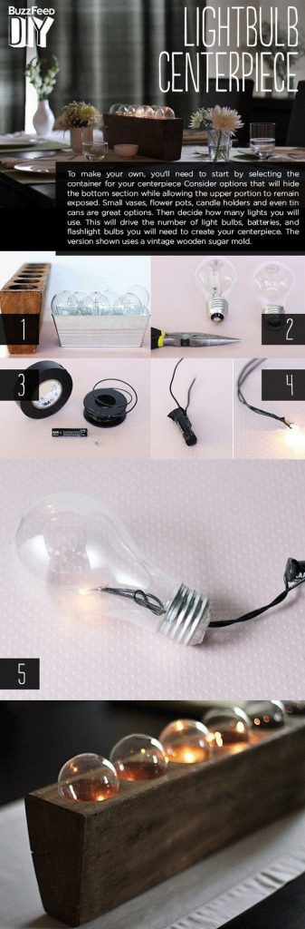 Recycle Old Light Bulbs--18 Creative DIY Light Bulb Ideas To Try!
