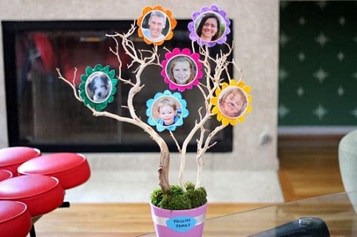 20 DIY Family Tree Wall Decor Ideas | Family Tree Ideas 8