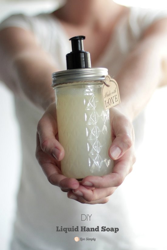 DIY Natural Liquid Hand Soap 2