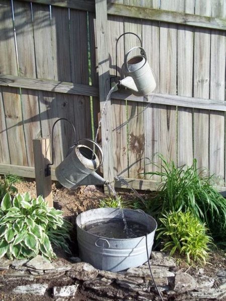14 Beautiful DIY Container Water Fountain Ideas ⋆ Bright Stuffs