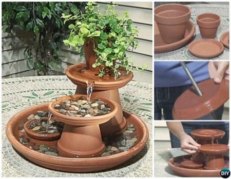 14 Beautiful DIY Container Water Fountain Ideas ⋆ Bright Stuffs