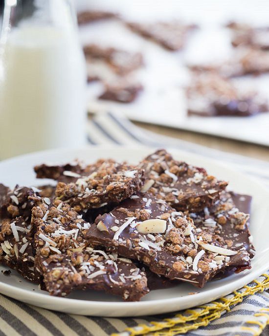 Dark Chocolate Granola Bark