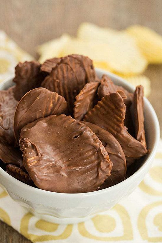 Chocolate-Covered Potato Chips