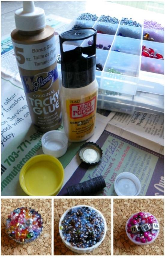 DIY bottle cap crafts22