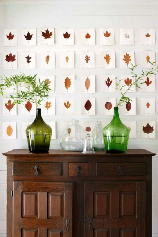 Leaf Print Wall Art