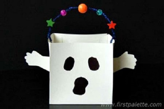 Ghost Trick-or-Treat Bag