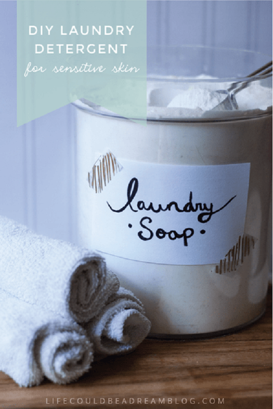 sensitive skin detergent recipe