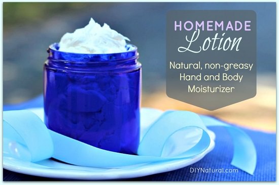 Homemade lotion for dry skin in winter 2