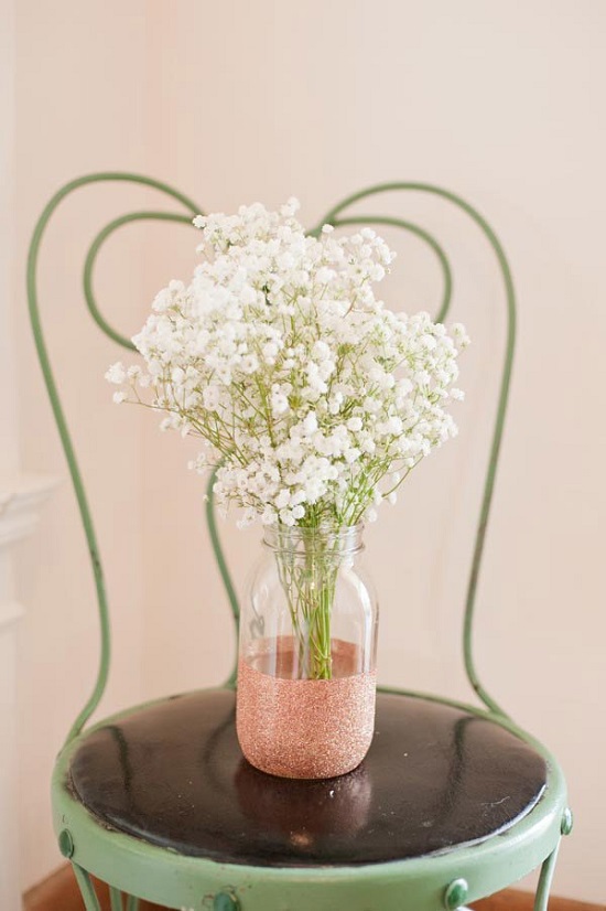 All of these Homemade DIY Glitter Vases are made by upcycling simple everyday objects available in every home.