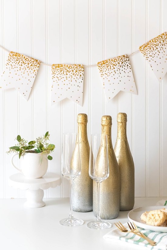 DIY Gift Champagne Bottles