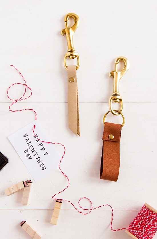 DIY Leather Key chain8