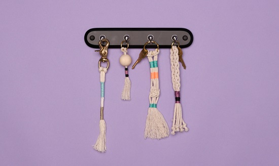 DIY Macrame key Chain Ideas 3