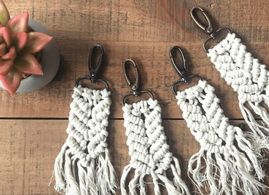 DIY Macrame key Chain Ideas 5