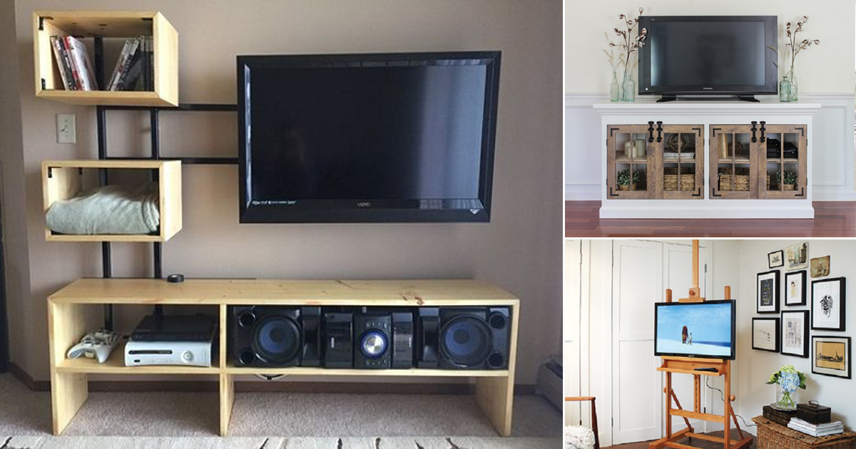 18 Creative Diy Tv Stand Ideas You Can Try Bright Stuffs