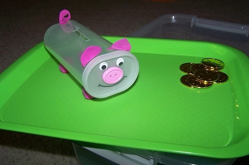 homemade travel piggy bank