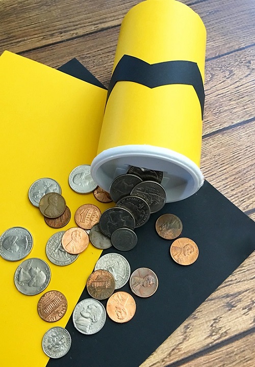 homemade travel piggy bank