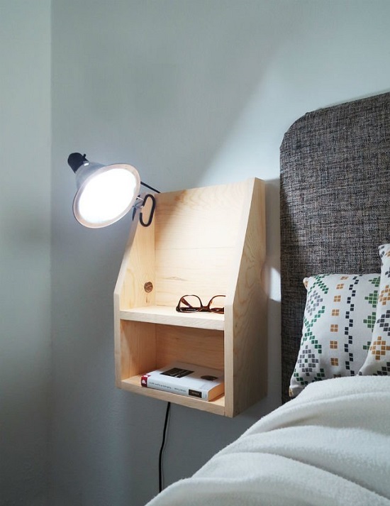 25 Modern DIY Floating Nightstand Ideas ⋆ Bright Stuffs