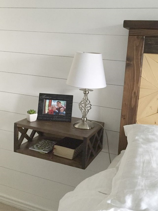 25 Modern DIY Floating Nightstand Ideas ⋆ Bright Stuffs