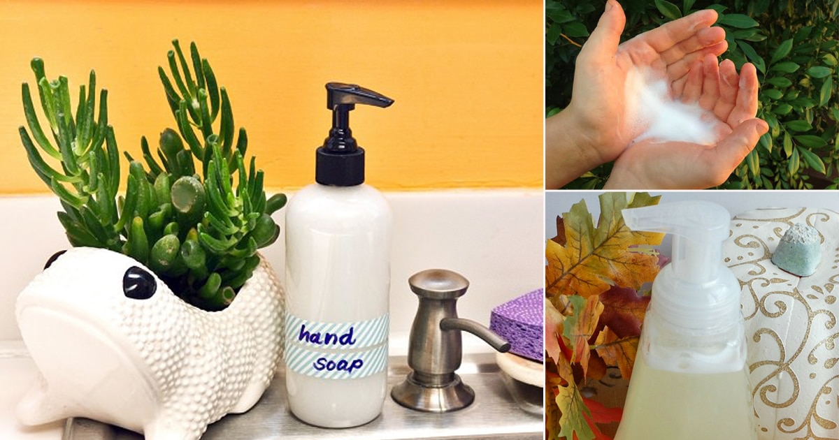 10 DIY Natural Liquid Hand Soap Recipes ⋆ Bright Stuffs