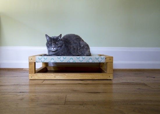 Wooden Cat Bed