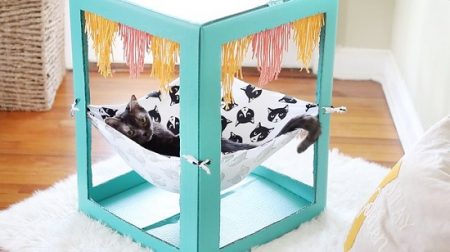 30 DIY Cat Hammock | Cat Hammock Bed DIY ⋆ Bright Stuffs