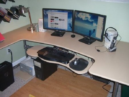 35+ DIY Computer Desk Ideas To Do At Home ⋆ Bright Stuffs