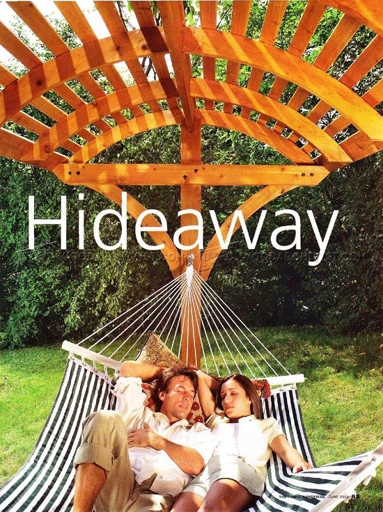 Overhead Shading Hammock Stand