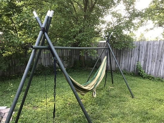 DIY Tripod Hammock Stand