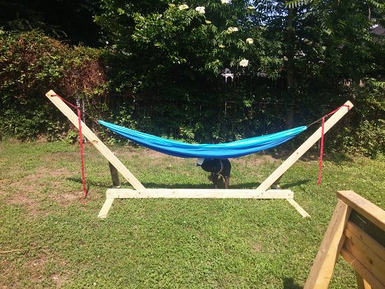 DIY Hammock Stand 2