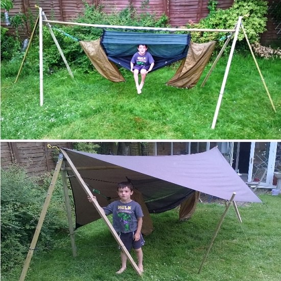 DIY Hammock Stand 3