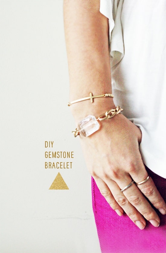 Gemstone-Inspired Chain Bracelets