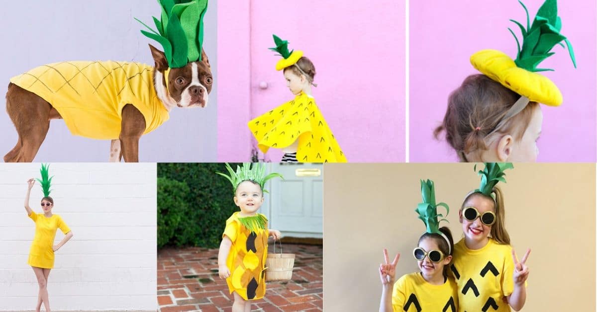 18 Pineapple Diy Costume For Makeover Bright Stuffs - Diy Pineapple Headband