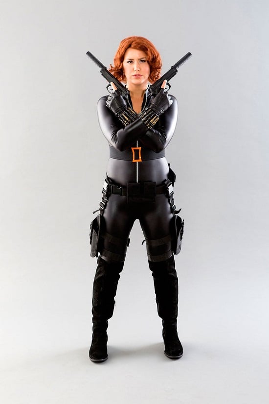 Black Widow Costume DIY1