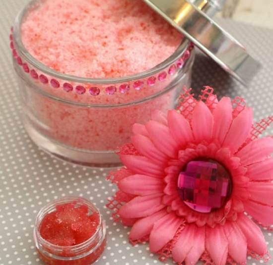 Raspberry Lip Scrub