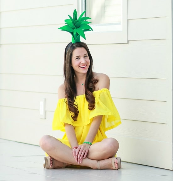 Pineapple DIY Costume1