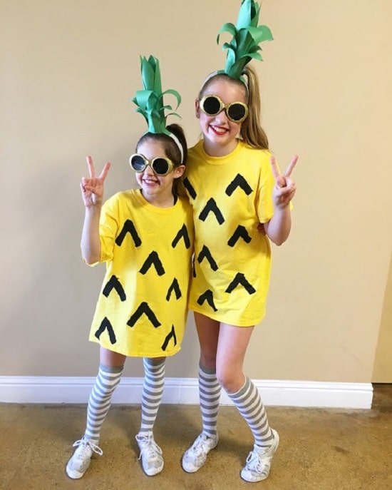 18 Pineapple DIY Costume For Halloween Makeover ⋆ Bright Stuffs