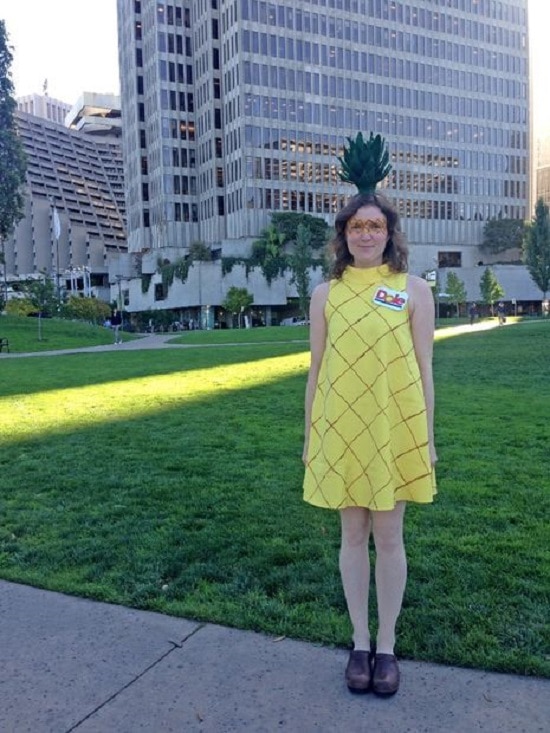 Pineapple DIY Costume5