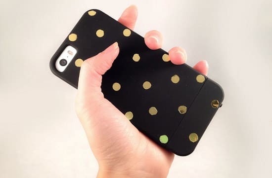 Metallic Polka Dot Case