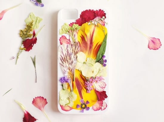 DIY Pressed Flower Back Case