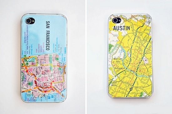 DIY Map iPhone Case