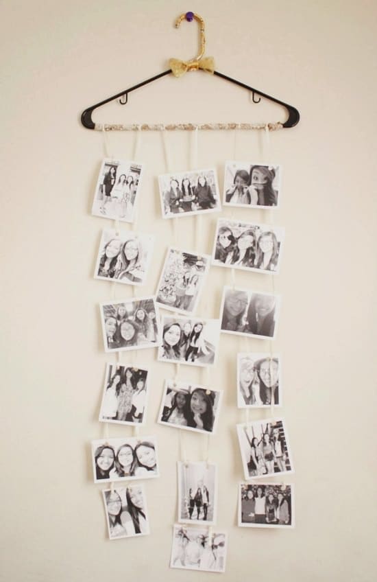 Hanger Made Photo Wall