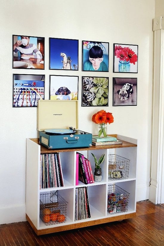 Record Frame Instagram Photo Wall